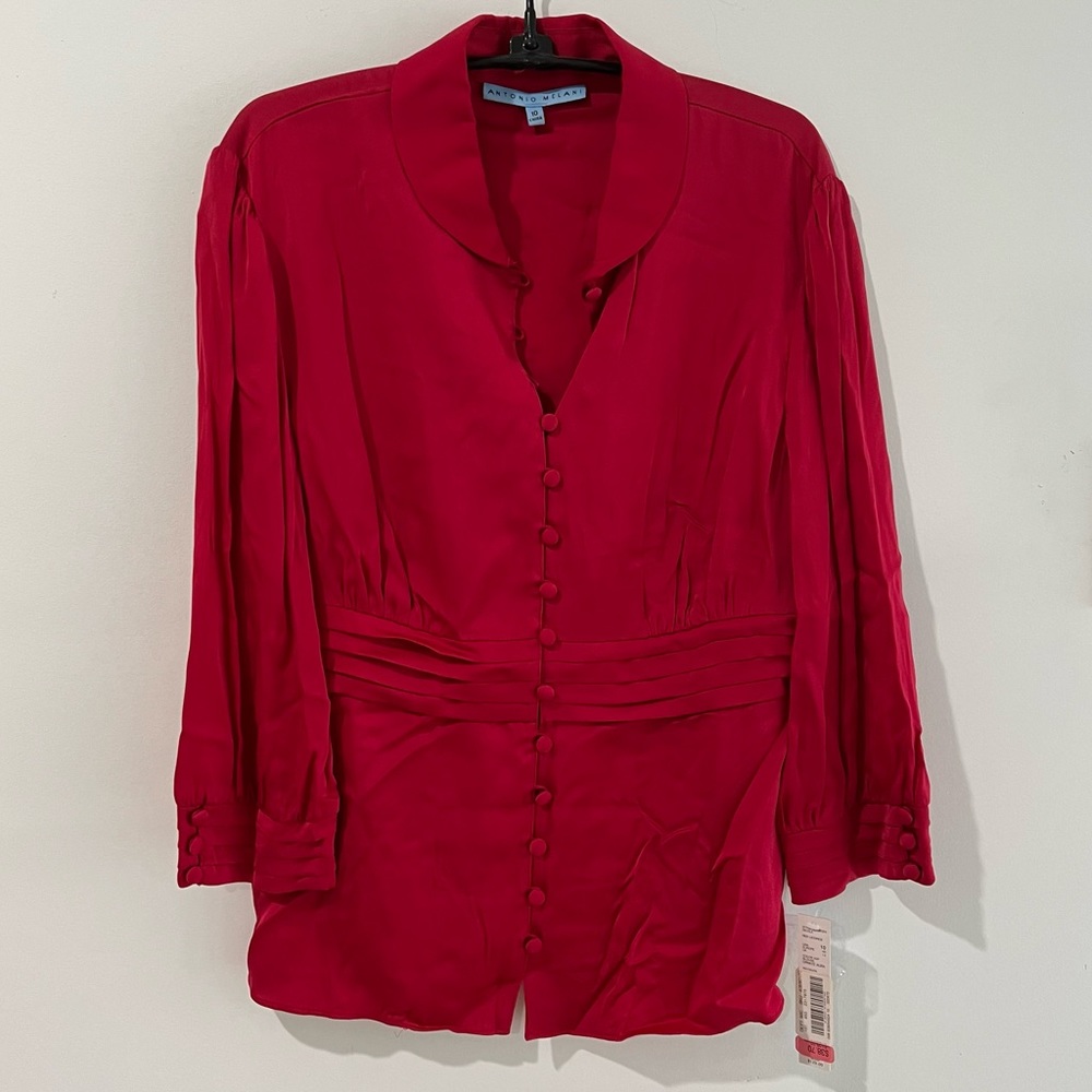 Pink Silk Blouse